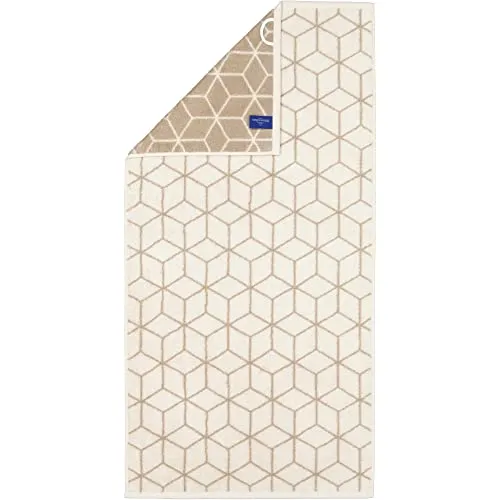 Villeroy & Boch Handtücher Coordinates Carré 2557 Cashmere - 33 - Handtücher in hochwertiger Frottier-Qualität mit herausragendem Design, pflegeleicht und trocknergeeignet, Made in Germany.