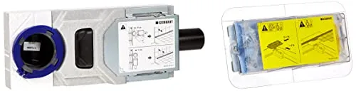 Geberit CleanLine Duschrinne Rohbauset 154152001 - Sanitärinstallation mit minimaler Aufbauhöhe von 65 mm, ideal für moderne Duschen und effiziente Entwässerung.