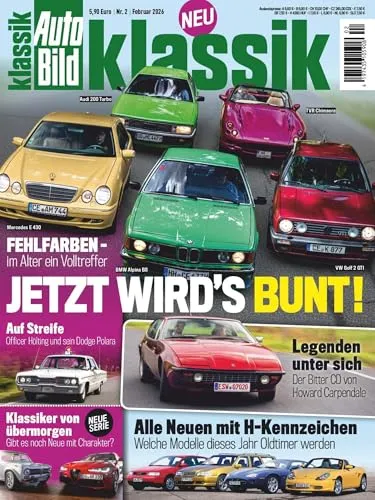 AUTO BILD KLASSIK 8/2025 – Der Mythos lebt - Buch über klassische Autos, spannende Geschichten und faszinierende Technik für Liebhaber und Sammler.