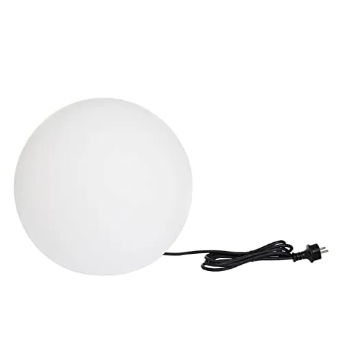 LUMISKY kabelgebundene Leuchtkugel ∅40CM - Lampen: Moderne, spritzwassergeschützte LED-Leuchtkugel für Innen- und Außenbereich mit starkem Licht. Ideal als Designerlampe oder zur Festbeleuchtung.