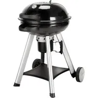 TAINO Holzkohlegrill - Praktisch klappbar mit Warmhalterost - Grills - Mobiler Holzkohlegrill mit klappbarem Design und Warmhalterost, ideal für Grillabende im Garten oder beim Camping.