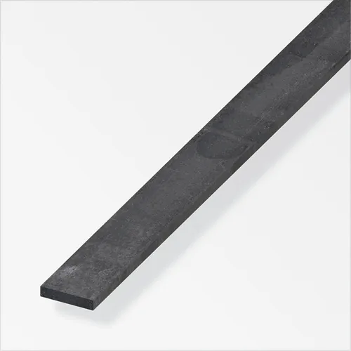 alfer Flachprofil Stahl roh natur