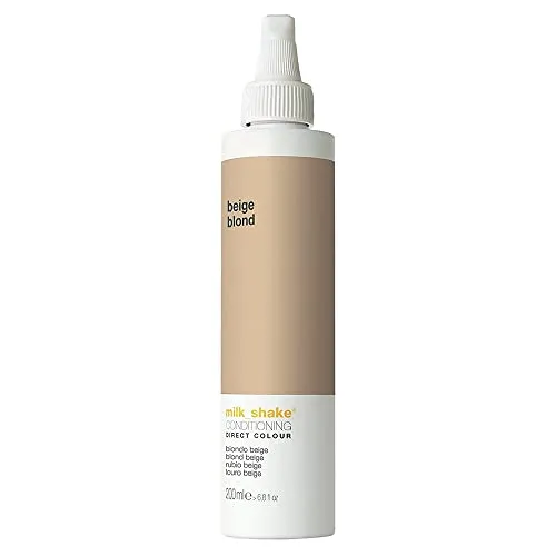 Milkshake Conditioning Direct Colour Beige Blonde 200ml - Haarfarbe ohne Ammoniak, schonend zur Haarstruktur und in 22 mischbaren Farbtönen erhältlich. Ideal für sanfte Farbveränderungen.