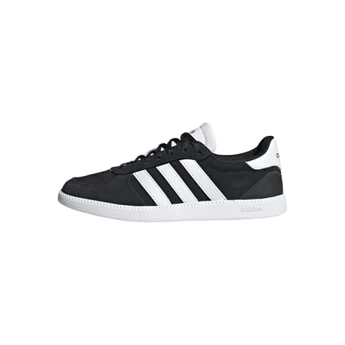 adidas Sportswear BREAKNET SLEEK Sneaker schwarz 37 1/3 EU - Sneaker für Damen in sportlichem Design, aus hochwertigem Leder und Synthetik, ideal für Laufen und Freizeit. Fällt klein aus, bitte eine Größe größer bestellen.