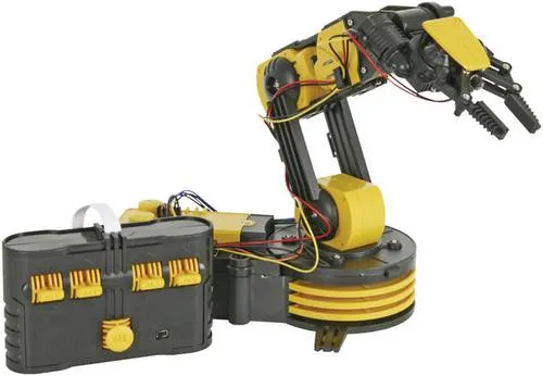 Velleman KSR10 Robotic Arm - Roboterarm aus Kunststoff, ideal für kreative Projekte und Technikbegeisterte