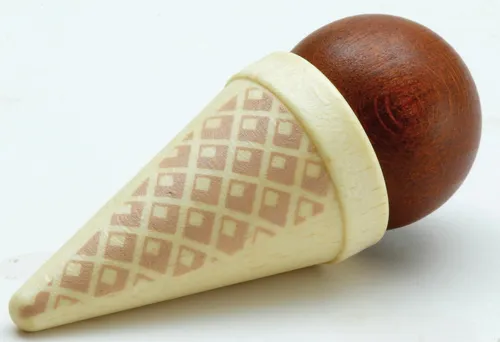 Erzi Kaufladenzubehör Eistüte braun