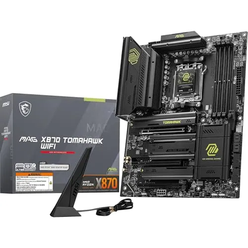 MSI MAG X870 Tomahawk WIFI - AM5 Mainboard, mit AMD X870 Chipsatz und ATX-Format für optimale Leistung und Konnektivität