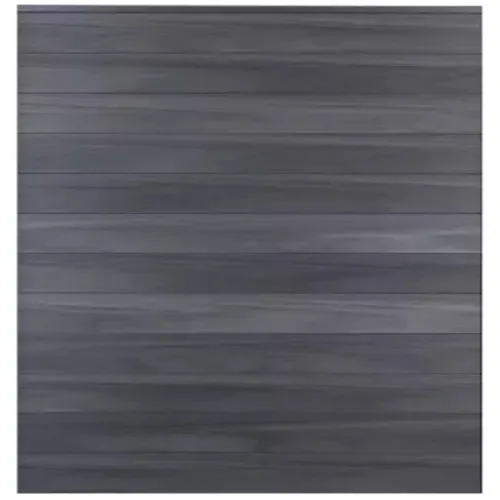 GrojaSolid BPC Steckzaun-Set 180x180cm steingrau - Gartenzäune, langlebig und pflegeleicht durch co-extrudiertes Material, ideal für stilvolle Grundstücksabgrenzungen.