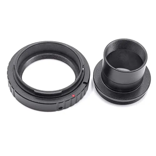 vhbw Adapterring, T2-Ring Adapter 1,25" - M42 x 0,75 kompatibel mit Canon EOS 50D, 1D, 500D, 1200D, 100D, 1300D Teleskop, Kamera, Spiegelreflexkamera