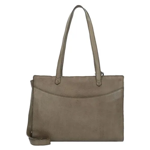 Cowboysbag Elston Schultertasche aus Leder 34 cm - Handtasche aus hochwertigem Leder, ideal für stilvolle Auftritte und bietet ausreichend Platz für Wertsachen. Perfekt für Reisen und den Alltag.