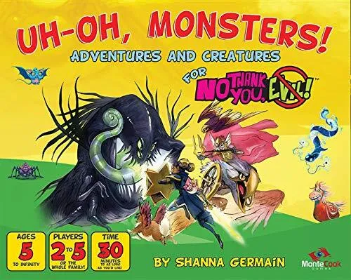 No Thank You Evil Uh-Oh Monsters! - English