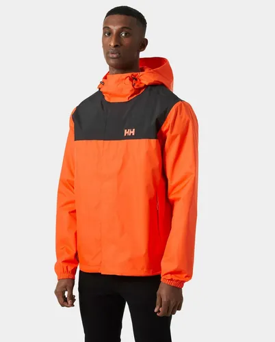 Helly Hansen Vancouver Herren Regenjacke, Flame, L - Funktionsjacken, wasserfest und atmungsaktiv für optimalen Komfort bei jedem Wetter.