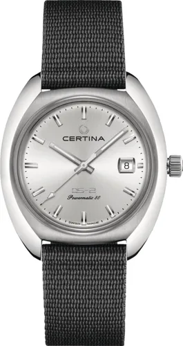 Certina Heritage DS-2 Powermatic C024.407.18.031.00 Herren Automatikuhr - Herrenuhren mit 80h Gangreserve, Edelstahl-Gehäuse und Saphirglas für höchste Robustheit und Eleganz.