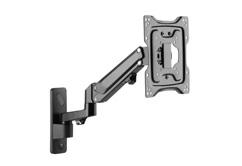 RICOO TV Wandhalterung für 23-43 Zoll Fernseher - TV-Halterung mit Gasfeder, schwenkbar und neigbar, ideal für flexibles Fernsehen und einfache Montage. Belastbar bis 23 kg und kompatibel mit VESA 100 & 200.