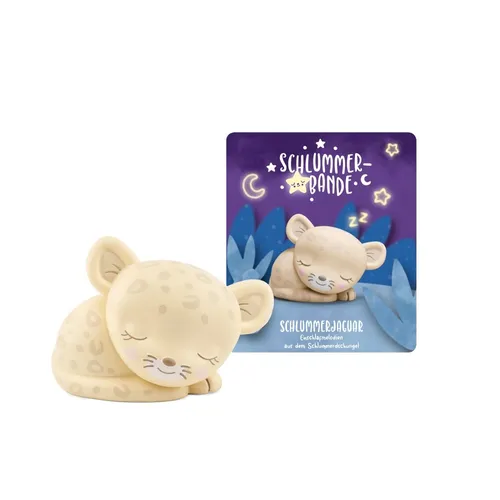 tonies Hörspielfigur Schlummerjaguar - Entdecke die Klangreise mit dem Schlummerjaguar! Beruhigende Melodien und sanfte Klänge begleiten Kinder in den Schlaf – ideal für entspannte Einschlafrituale.