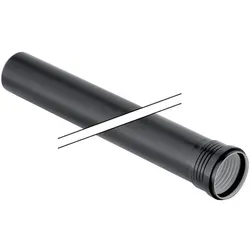 Geberit - Silent Pp Rohr 390502141 Dn 100, 500 Mm, Mit Muffe, Schalloptimiert
