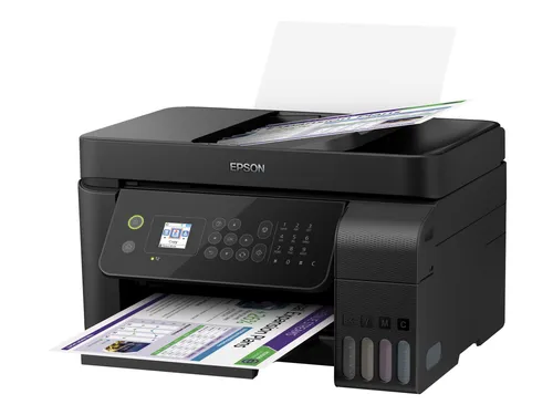 Epson ET4700 EcoTank-Drucker Schwarz - Weiß - Tintenstrahldrucker mit nachfüllbarem Tintentank, der die Tintenkosten um 90% senkt. Ideal für hohe Druckvolumen mit bis zu 4.500 Seiten in Schwarzweiß und 7.500 Seiten in Farbe.