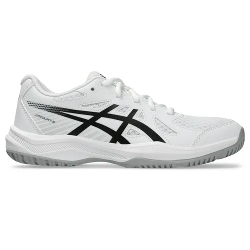 ASICS Kinder Netballschuhe UPCOURT 6 GS - Handballschuhe mit leichtem Design, bieten Flexibilität und bequeme Passform durch Mesh-Einsätze für optimale Anpassung.