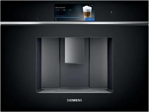 Siemens CT718L1W0 iQ700 - Smarter Einbau-Kaffeevollautomat, 59,4 cm, mit autoMilk Clean und ceramDrive für perfekten Kaffeegenuss