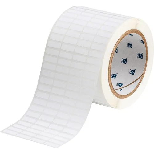 Brady THT-1-459-10 Etiketten, 4-bahnig, permanent, 10000 Stück - Hochwertige Polyester-Etiketten in Weiß (19.05 x 6.35 mm) für dauerhafte Beschriftungen. Ideal für den professionellen Einsatz und vielseitige Anwendungen.