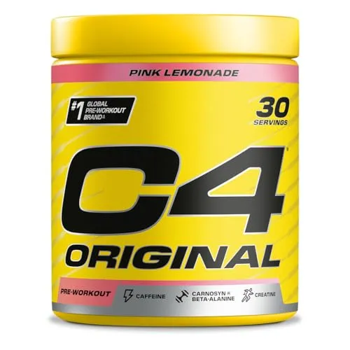 CELLUCOR C4 195g Pink Lemonade - Pre-Workout Energizer - Sportnahrung mit explosiver Energie und verbessertem Fokus. Ideal für Bodybuilder und Kraftsportler, um Trainingsziele effektiv zu erreichen.