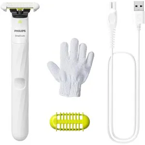 PHILIPS OneBlade Intimate QP1924/24 - Elektrischer Rasierer - Intimate Rasierer in elegantem Weiß, speziell für empfindliche Bereiche entwickelt und sorgt für eine sanfte, gründliche Rasur.