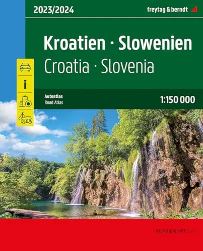 Kroatien - Slowenien Autoatlas 1:150.000 - Freizeit, Haus & Garten: Hochwertiger Straßenatlas mit Spiralbindung für komfortable Handhabung auf Reisen.