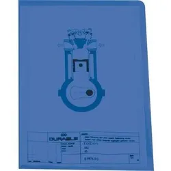 Sichthüllen A4 PP 150my PP VE=50 Stück blau