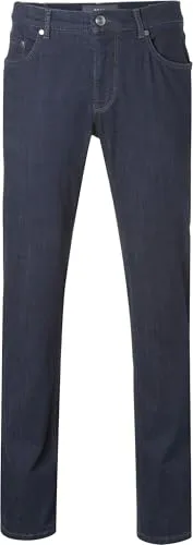 BRAX Herren Style Cooper Denim Masterpiece Jeans - Klassische Five-Pocket-Jeans in Dark Blue mit geradem Beinverlauf, hochwertige Baumwollmix-Qualität und sportiver Detailverarbeitung für einen lässigen Look.