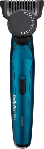 BaByliss Men Japanese Steel Beard Trimmer T890E - Barttrimmer mit japanischen Stahlklingen für präzises Trimmen und Styling. 120 Minuten kabellose Nutzung und 2 Stunden Schnellladung. Ideal für gepflegte Bärte.