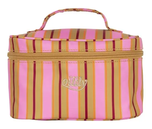 Oilily Cila Beauty Case Kosmetiktasche Amber Gold - Stilvolle Kosmetiktasche in Amber Gold, ideal für die Aufbewahrung von Beauty-Produkten. Hergestellt aus 100% Polyester, bietet sie Platz und Schutz für Ihre Essentials. Perfekt für unterwegs oder zuhause! Erhältlich in mehreren Farben.