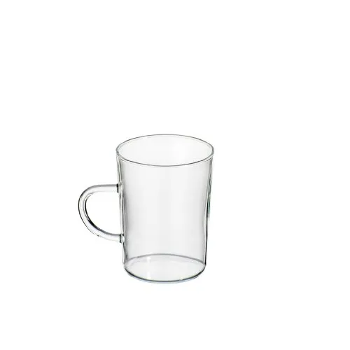 Bohemia Cristal Teeglas-Set konisch 6tlg. mit Henkel - Teegläser aus hitzebeständigem Glas, ideal für Mikrowelle und Spülmaschine, perfekt für Teeliebhaber und stilvolle Anlässe.