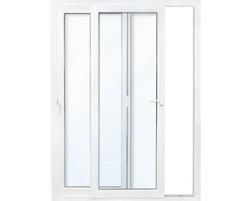 Schiebetür Kunststoff weiß 3000x2200 mm