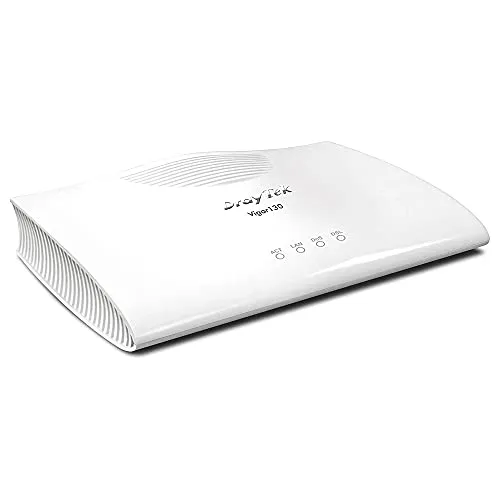 Draytek v130-B VDSL Modem - Hochleistungsmodem mit Vectoring - Router: Unterstützt VDSL2 mit Vectoring und Annex-J, ideal für schnelles Internet. Integriertes Modem mit Gigabit-LAN und IPv6-Unterstützung für zukunftssicheres Surfen.