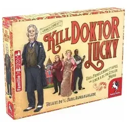 Pegasus Spiele 51797G Kill Doktor Lucky, Weiß - Spannendes Familienspiel - Gesellschaftsspiele; Erlebe mit Kill Doktor Lucky ein aufregendes Brettspiel für die ganze Familie, das Strategie und Spaß vereint!