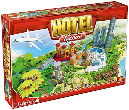 Zygomatic Asmodee Hotel Tycoon | Familienspiel | Brettspiel | 2-4 Spieler | Ab 8+ Jahren | 45+ Minuten | Deutsch