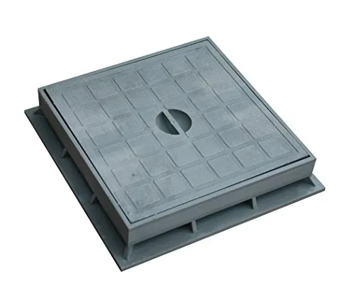 Schachtabdeckung mit Rahmen 20 x 20 cm