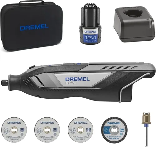 Dremel 8250-5 Akku-Multitool 12V - Multifunktionswerkzeug mit kabelloser Freiheit, ideal für präzise Arbeiten und kreative Projekte zuhause.