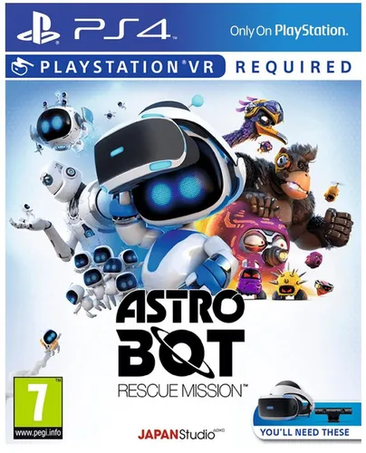 PlayStation 4 Astro Bot Rescue Mission VR - Action Platformer für PS4, erlebe mit dem PS VR-Headset packende Abenteuer und entdecke Geheimnisse, während du als Astro deine Crew rettest!