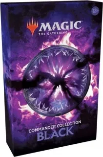 Commander Collection Black - MTG Magic the Gathering TCG - Sammelkarten Set mit 8 exklusiven Karten in englischer Sprache, ideal für Sammler und Spieler, die ihre Decks aufwerten möchten.