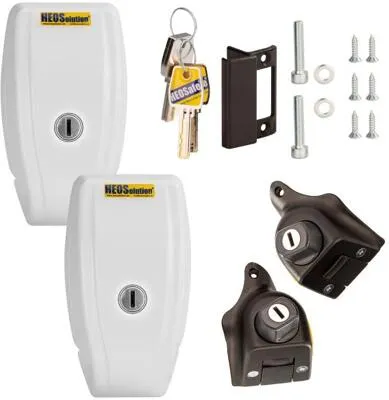 HEOSafe Van Security Paket für Fiat Ducato ab Bj. 09/2021 - Türsicherungen für Fiat Ducato, inklusive abschließbarem Türsicherungs-Set und zwei zusätzlichen Sicherheitsvorrichtungen für optimalen Schutz.