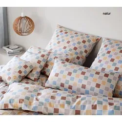 Elegante Interlock-Jersey Bettwäsche Scrabble 155x220 cm + 40x80 cm - Hochwertige Interlock-Jersey Bettwäsche Scrabble für ganzjährigen Komfort. Mit feinem Muster, 100% Baumwolle und pflegeleicht. Für eine stilvolle Schlafatmosphäre und optimalen Schlafgenuss.