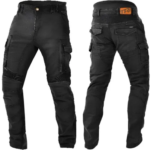 Trilobite Acid Scrambler Jeans - Schwarz W40/L32 - Motorradhosen mit Tri-Stretcher® PRO 5.0 Denim für höchste Abriebfestigkeit und Komfort, ausgestattet mit zertifizierten Protektoren für optimalen Schutz.