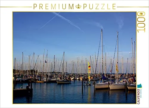 CALVENDO Puzzle Ostsee: Nordhafen Schilksee 1000 Teile Puzzle quer | 1000 Teile Lege-Größe 64 x 48 cm Foto-Puzzle für glückliche Stunden