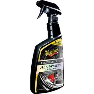 Meguiars Ultimate All Wheel Cleaner - Felgenreiniger 709ml - Reifen- & Räderreinigung mit säurefreier Formel und Wirkindikator für effektive Reinigung aller Felgenarten. Der Farbindikator zeigt die Reinigungswirkung an und sorgt für strahlende Felgen.
