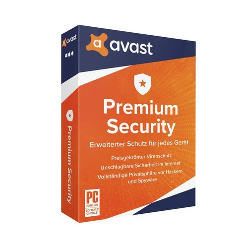 Avast Premium Security (10 Geräte - 3 Jahre) - Antivirus/Internet-Sicherheit, schützt bis zu 10 Geräte gleichzeitig vor Bedrohungen und bietet umfassenden Datenschutz.