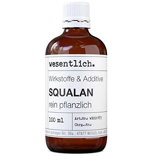 wesentlich. Squalan Öl 100ml | pure Pflege für Gesicht und Körper | effektiver Wirkstoff in Creme, Serum oder Cleanser