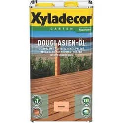 Xyladecor Douglasien-Öl 5 l - Hochwertiges Holzöl für Außen - Holzöle für Gartenmöbel und Terrassen, dringt tief ein und bietet UV-Schutz. Ideal für die Pflege von Harthölzern und Holzdecks.