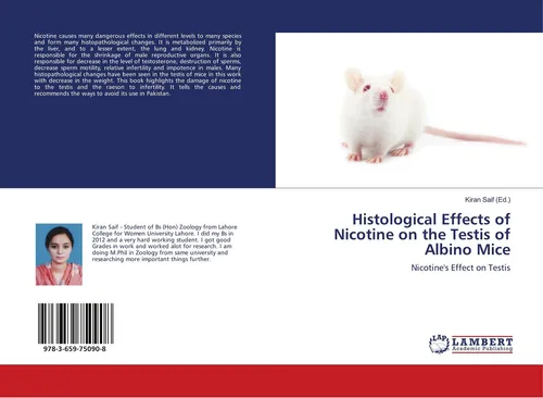 Lap Lambert Academic Histological Effects of Nicotine on the Testis of Albino Mice (Kiran Saif, 2018) (56019034)