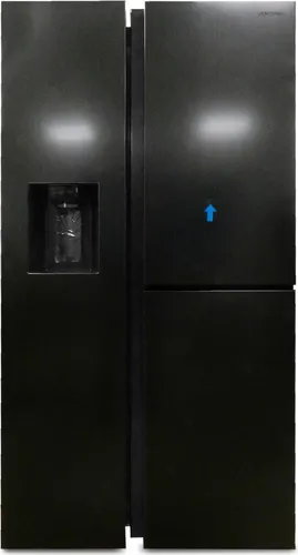 Samsung RH68DG853DB1EG Side-by-Side Kühlschrank - Kühlschrank mit 627 L Volumen und No Frost+ Technologie, der Energie spart und mit WIFI sowie Eis- und Wasserspender ausgestattet ist.